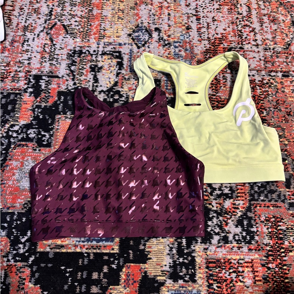 Peloton lot of 2 sports bras size small